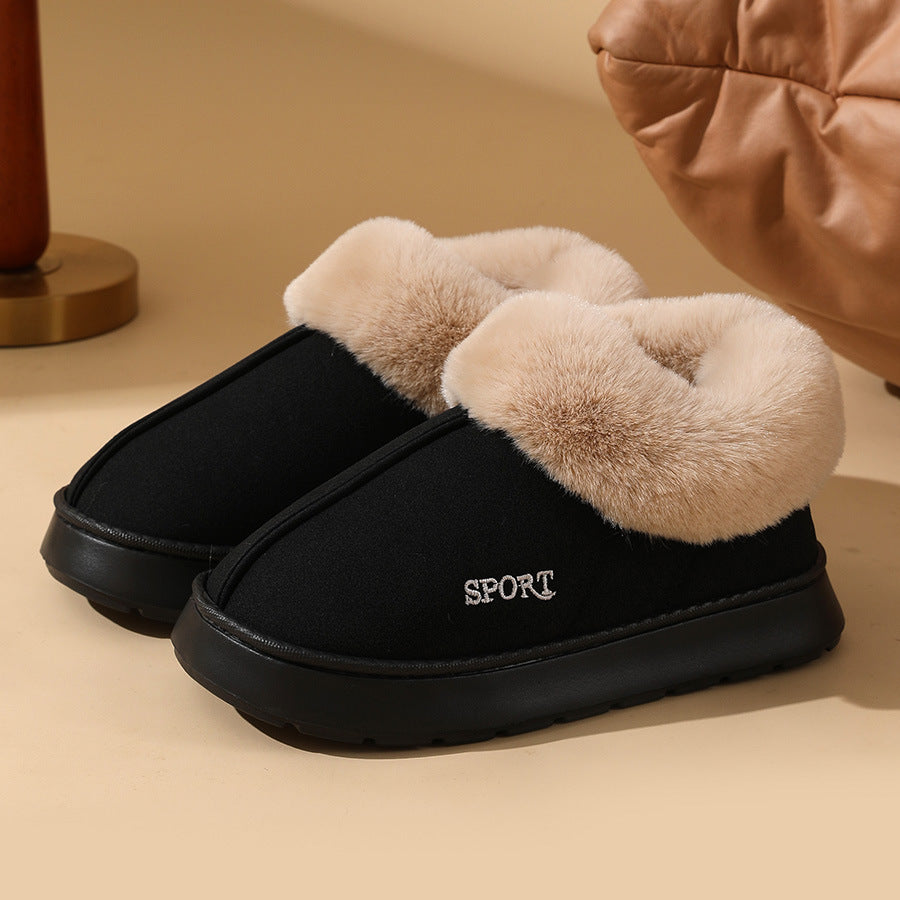 Plush Cotton Slippers