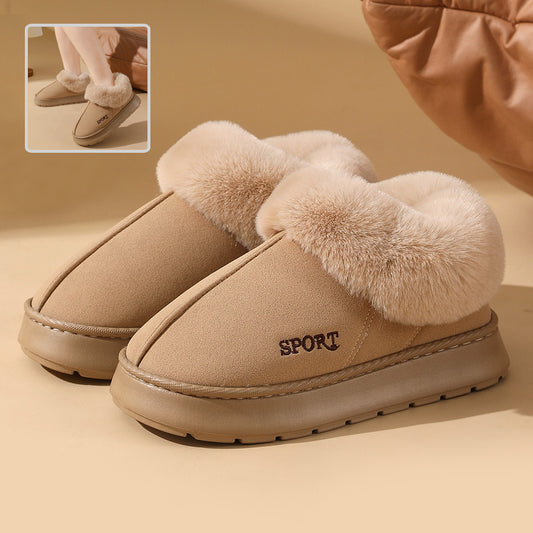 Plush Cotton Slippers