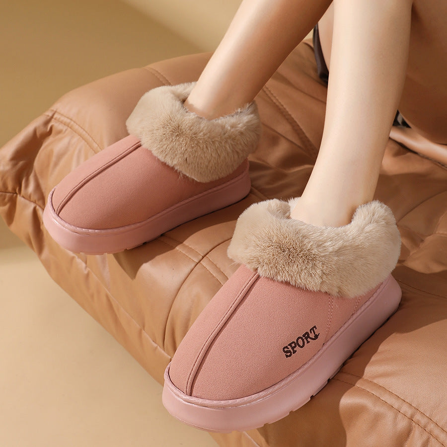 Plush Cotton Slippers