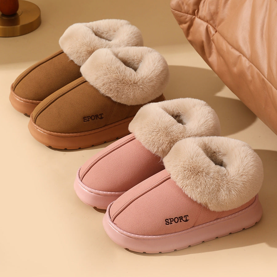 Plush Cotton Slippers