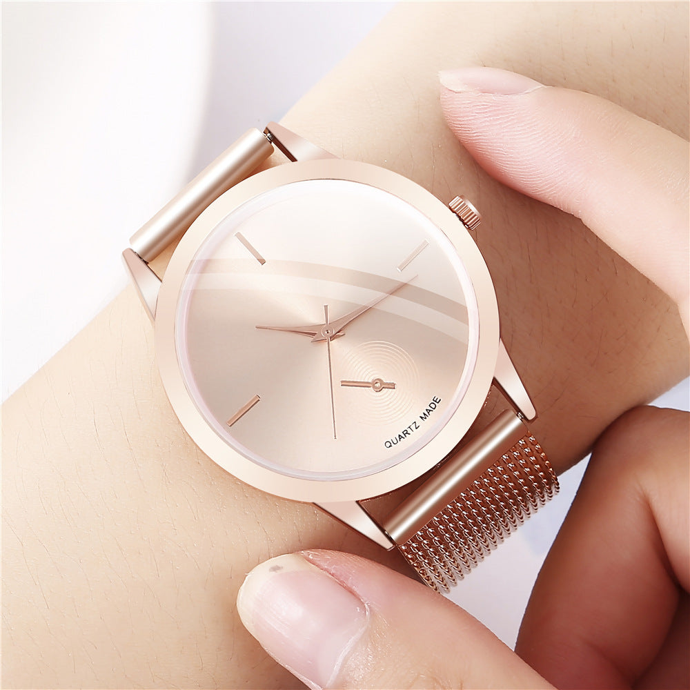 Women's Creative Plastic Mesh Quartz Watch