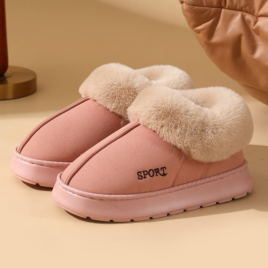 Plush Cotton Slippers