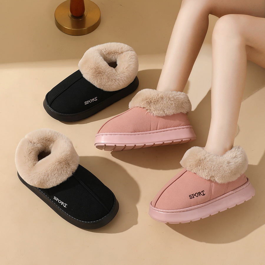 Plush Cotton Slippers